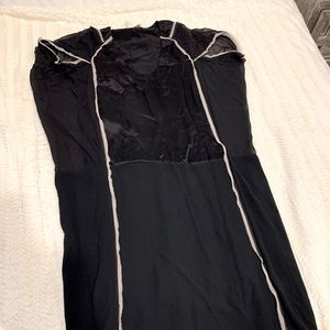 BCBGMAXAZRIA Runway Chiffon Black Dress